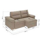 Sofá Retrátil E Reclinável 210cm Botero Cabecasa Madeiraorigi