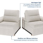 Sofá Retrátil E Reclinável 210cm Botero Cabecasa Madeiraorigi