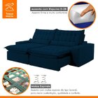 Sofá Retrátil E Reclinável 210cm Domínio Azul
