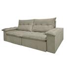 Sofá Retrátil E Reclinável 210cm Manchester Zênett Estofados