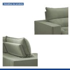 Sofá Retrátil E Reclinável 210cm Martinho Boucle Verde