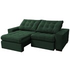 Sofá Retrátil E Reclinável 224cm Sala De Estar Cubic Suede Ve