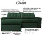 Sofá Retrátil E Reclinável 224cm Sala De Estar Cubic Suede Ve