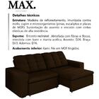 Sofa Retratil E Reclinavel 230 Cm Max Veludo Moll