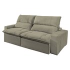 Sofa Retratil E Reclinavel 230cm Arsenal  Bege