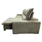 Sofa Retratil E Reclinavel 230cm Arsenal  Bege