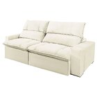Sofa Retratil E Reclinavel 230cm Arsenal  Marfim