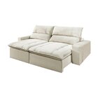 Sofa Retratil E Reclinavel 230cm Arsenal  Marfim