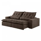 Sofá Retrátil E Reclinável 230cm Com Alfomadas M152 Martins E