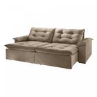 Sofá Retrátil E Reclinável 230cm M128 Martins Estofados Café
