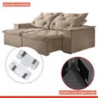 Sofá Retrátil E Reclinável 230cm M134 Martins Estofados Bege