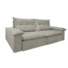Sofa Retratil E Reclinavel 230cm Manchester  Cinza