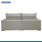 Sofá Retrátil E Reclinável 230cm Martinho Boucle Yescasa Gelo
