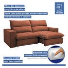 Sofá Retrátil E Reclinável 230cm Martinho Boucle Yescasa Terr