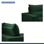 Sofá Retrátil E Reclinável 230cm Martinho Veludo Verde