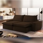 Sofá Retrátil E Reclinável 230cm Noah Marrom