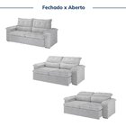 Sofá Retrátil E Reclinável 240cm Cupuaçu Cabecasa Madeiraorig