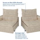 Sofá Retrátil E Reclinável 240cm Cupuaçu Cabecasa Madeiraorig