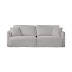 Sofá Retrátil E Reclinável 246cm Com Almofadas Decorativas Er