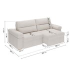 Sofá Retrátil E Reclinável 250cm Botero Cabecasa Madeiraorigi