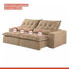 Sofá Retrátil E Reclinável 250cm Com Alfomadas M152 Martins E