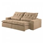 Sofá Retrátil E Reclinável 250cm Com Alfomadas M152 Martins E