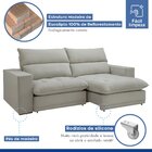 Sofá Retrátil E Reclinável 250cm Martinho Boucle Yescasa Gelo