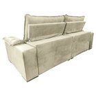 Sofa Retratil E Reclinavel 250cm Vicenza  Marfim