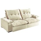 Sofa Retratil E Reclinavel 250cm Vicenza  Marfim