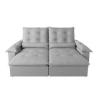 Sofá Retrátil E Reclinável 270 Cm Porto Belo Grafite