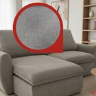 Sofá Retrátil E Reclinável 270cm Cúbica Pietro Cinza