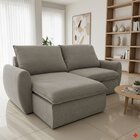 Sofá Retrátil E Reclinável 270cm Cúbica Pietro Cinza