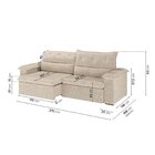 Sofá Retrátil E Reclinável 270cm Cupuaçu Cabecasa Madeiraorig