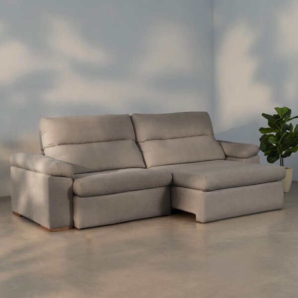 Sofá Retrátil E Reclinável 290cm Botero Cabecasa Madeiraorigi