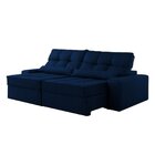 Sofá Retrátil E Reclinável 290cm Enzo Plus Azul