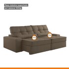 Sofá Retrátil E Reclinável 290cm Enzo Plus Bege