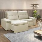 Sofá Retrátil E Reclinável 290cm Manchester Zênett Estofados