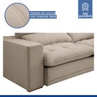 Sofá Retrátil E Reclinável 290cm Martinho Boucle Bege