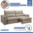 Sofá Retrátil E Reclinável 290cm Martinho Boucle Bege