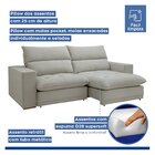 Sofá Retrátil E Reclinável 290cm Martinho Boucle Gelo