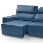 Sofa Retratil E Reclinavel 2 E 3 Lugares Viena Azul A92
