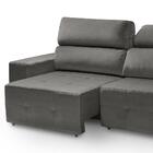 Sofa Retratil E Reclinavel 2 E 3 Lugares Viena Chumbo A88