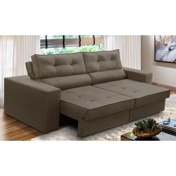 Sofá Retrátil E Reclinável 2 Lugares 1,50m Com Molas Mirela S