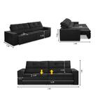 Sofá Retrátil E Reclinável 2 Lugares 1,50m Com Molas Stella S