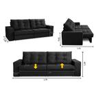 Sofá Retrátil E Reclinável 2 Lugares 1,70m Com Molas Giovana