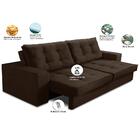 Sofá Retrátil E Reclinável 2 Lugares 1,70m Com Molas Madrid S