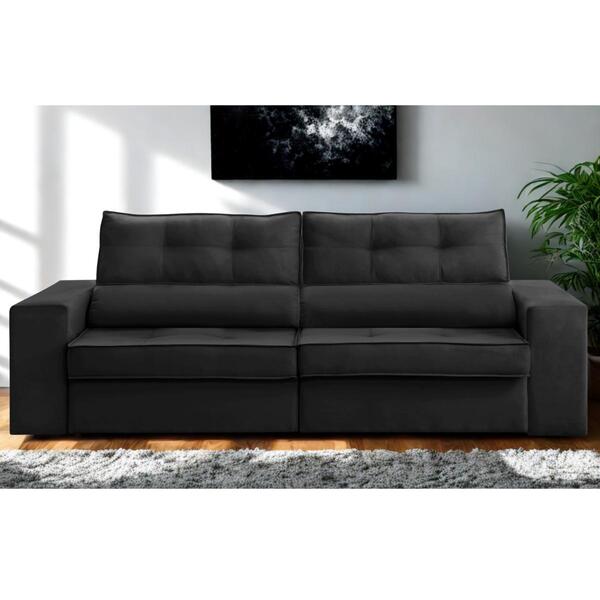 Sofá Retrátil E Reclinável 2 Lugares 1,70m Com Molas Milão Su