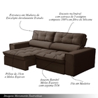 Sofá Retrátil E Reclinável 2 Lugares 180cm Welton Veludo Marr