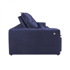 Sofá Retrátil E Reclinável 2 Lugares 190cm Macaé Estofart Azul