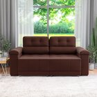 Sofá Retrátil E Reclinável 2 Lugares 190cm Smart Marrom